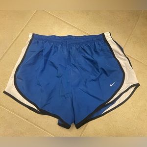 Women’s Nike Dri-Fit Lined Running Shorts.  Size L